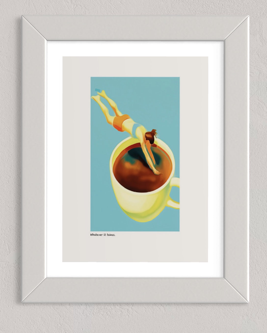 'Whatever it takes' limited-edition framed print