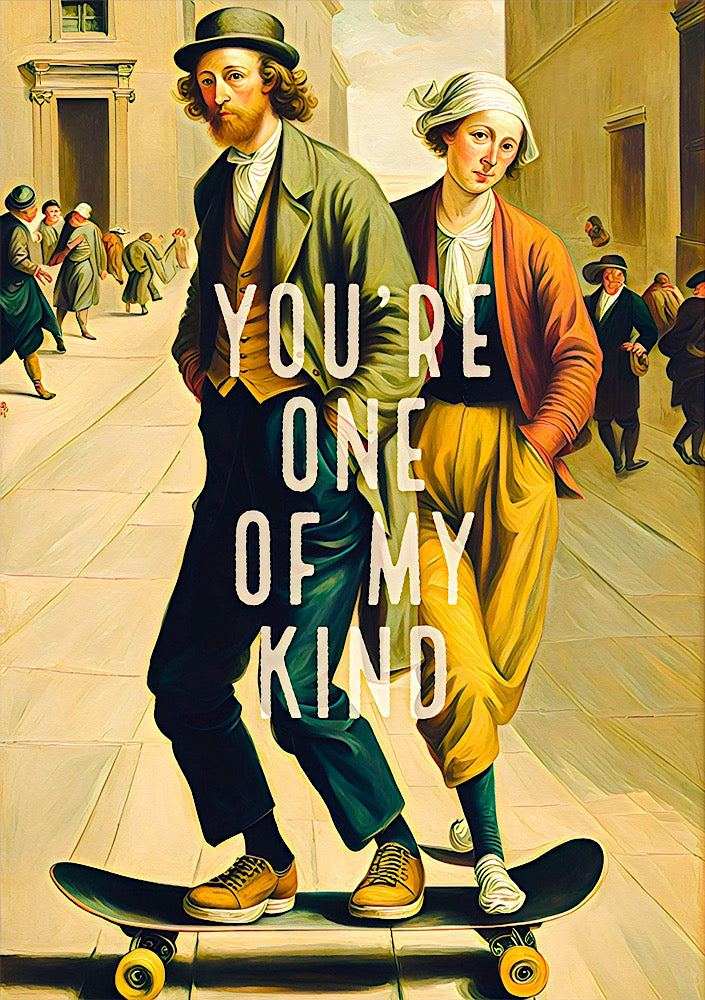 ‘You’re one of my kind’ framed print