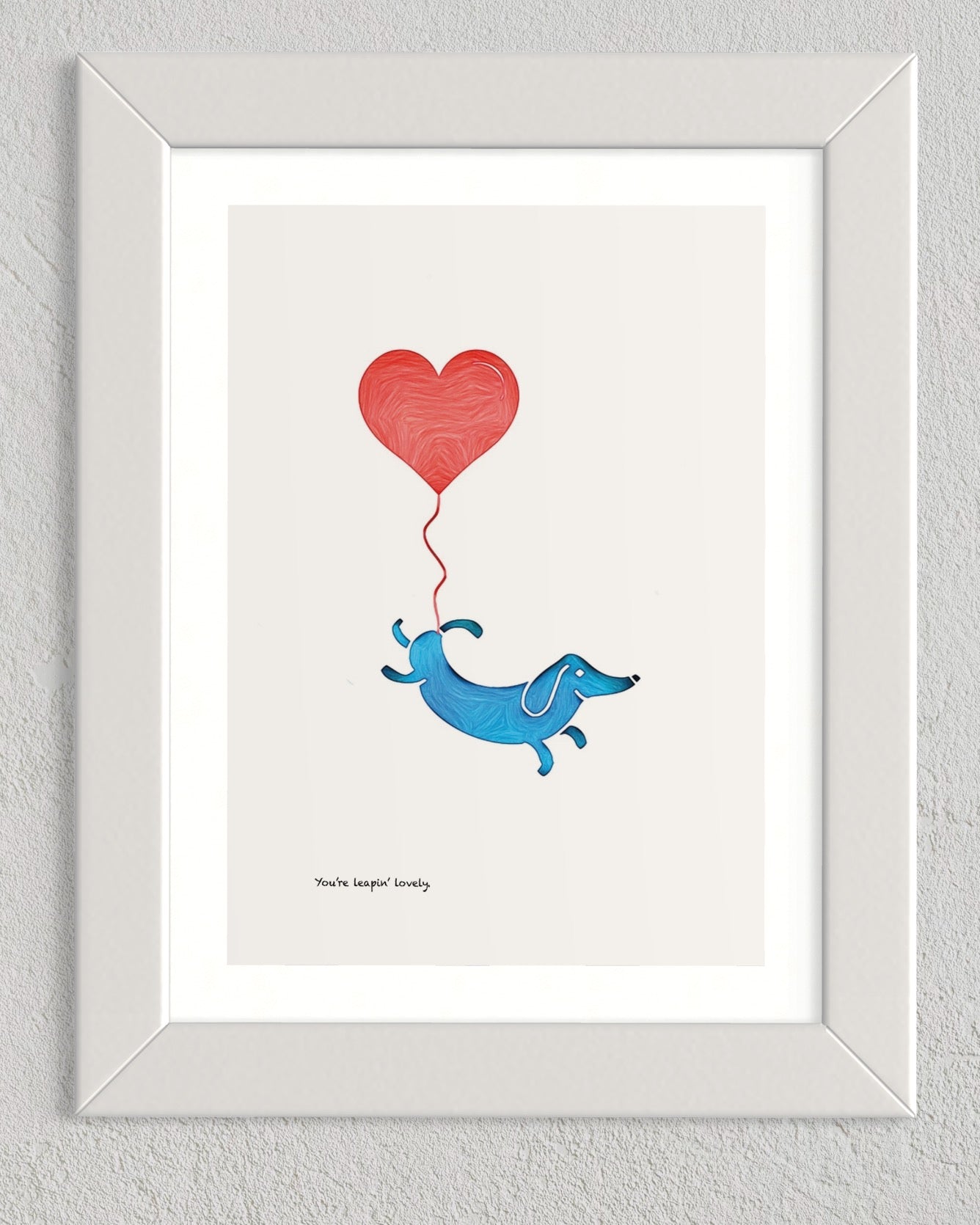‘You’re leapin’ lovely’ limited-edition print