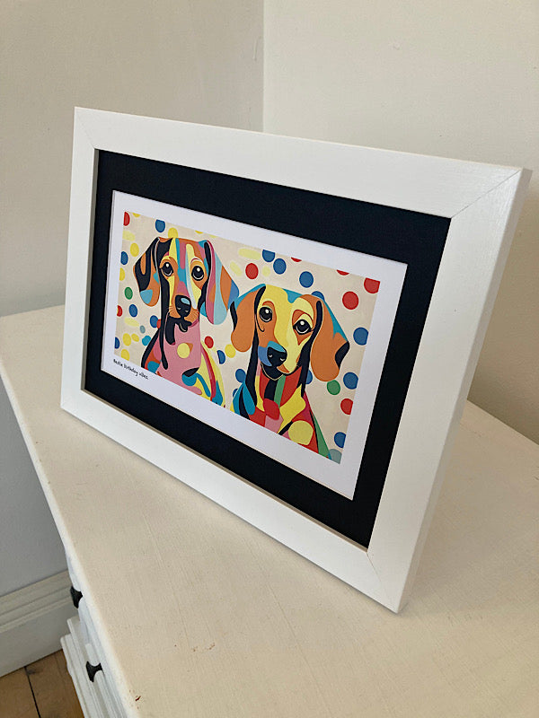 ‘Bestie birthday vibes’ limited-edition framed print