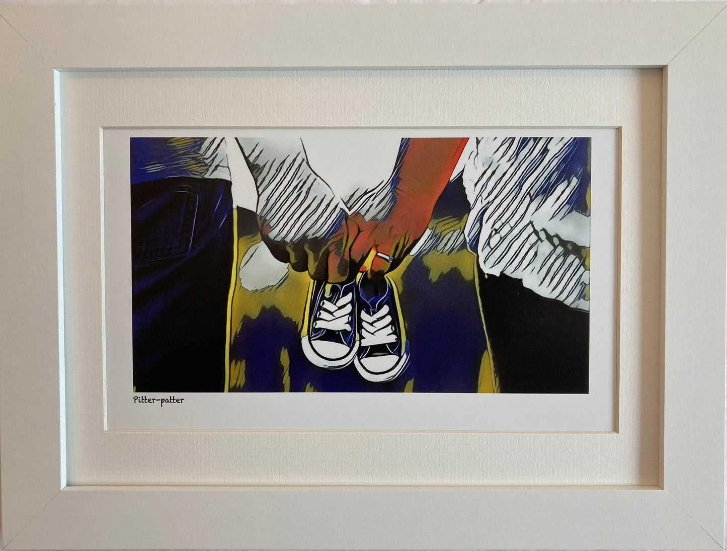 ‘Pitter-patter’ limited-edition framed print