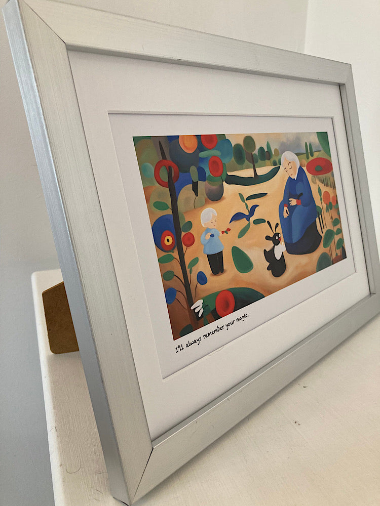 ‘I’ll always remember your magic’ limited-edition framed print