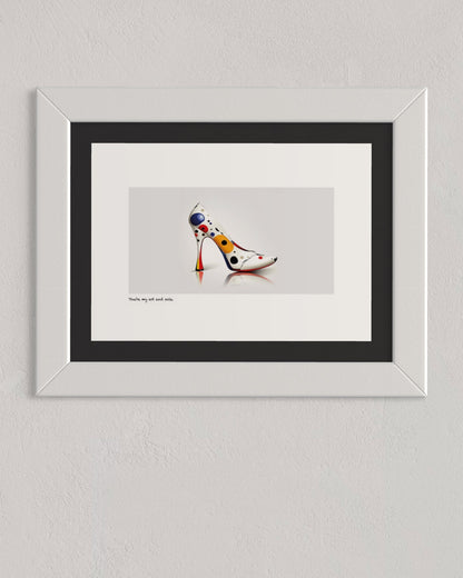 'You're my art and sole' limited-edition framed print
