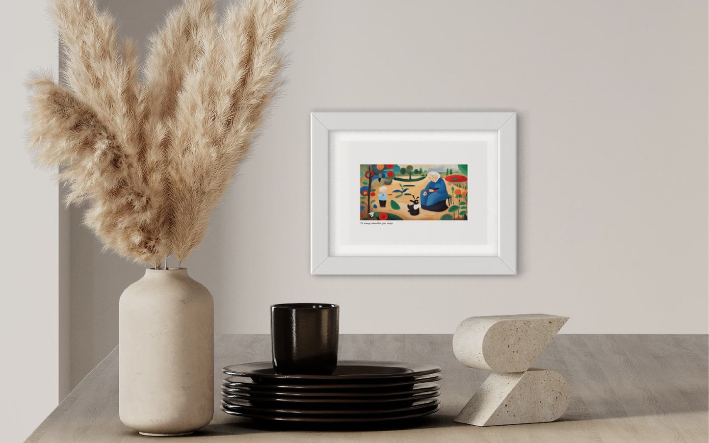 ‘I’ll always remember your magic’ limited-edition framed print