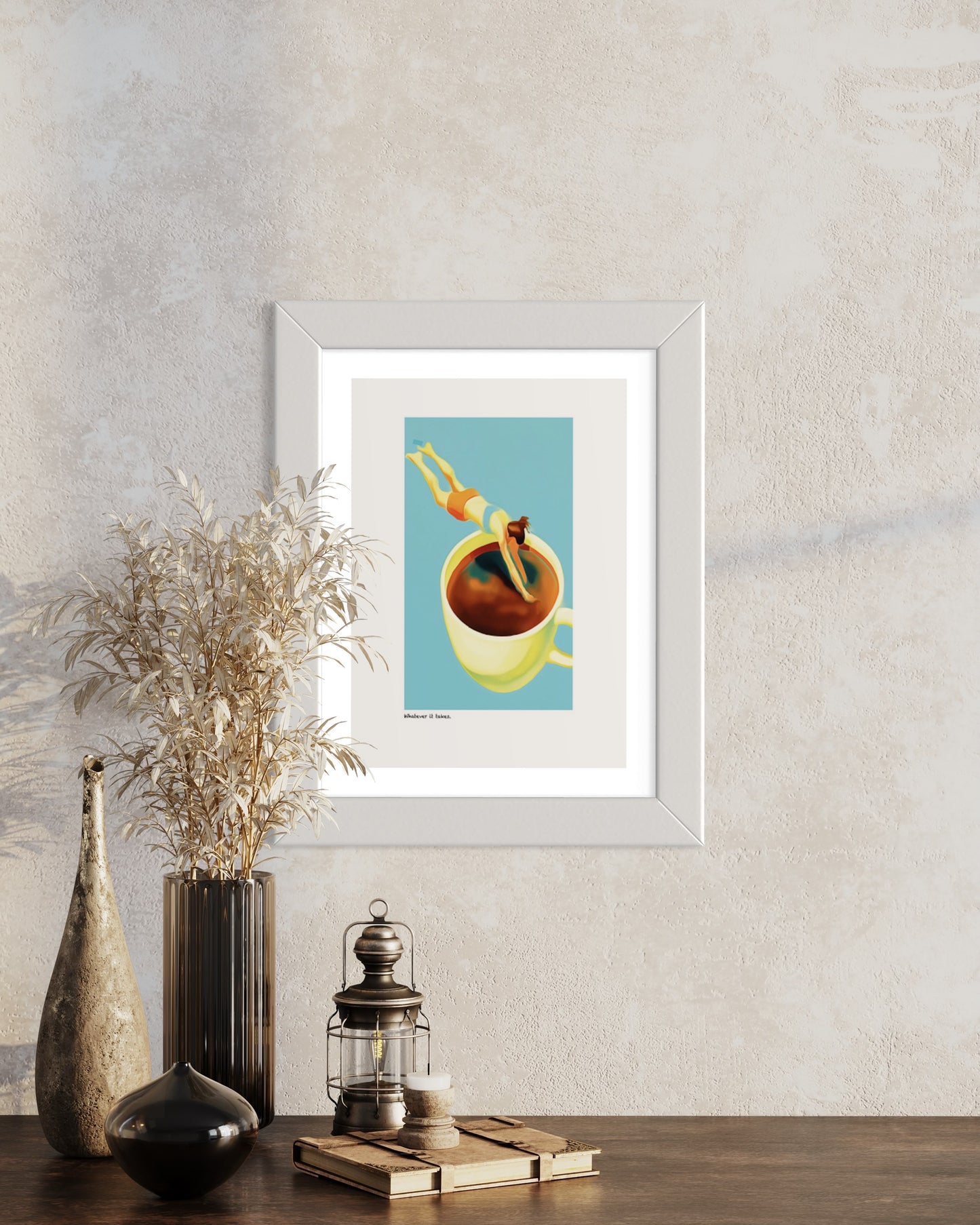 'Whatever it takes' limited-edition framed print