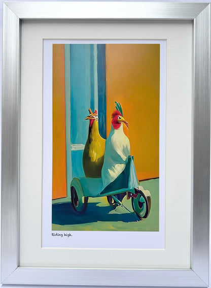 ‘Riding high’ limited-edition framed print