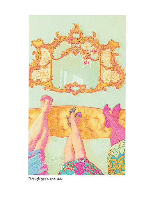 ‘Through good and bad’ limited-edition framed print