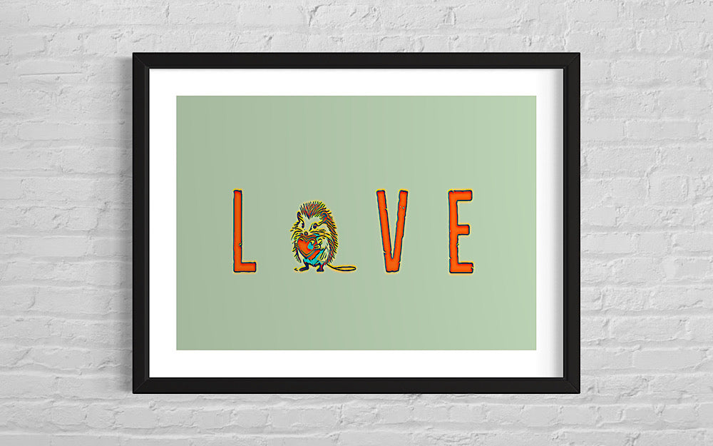 ‘Love’ framed print