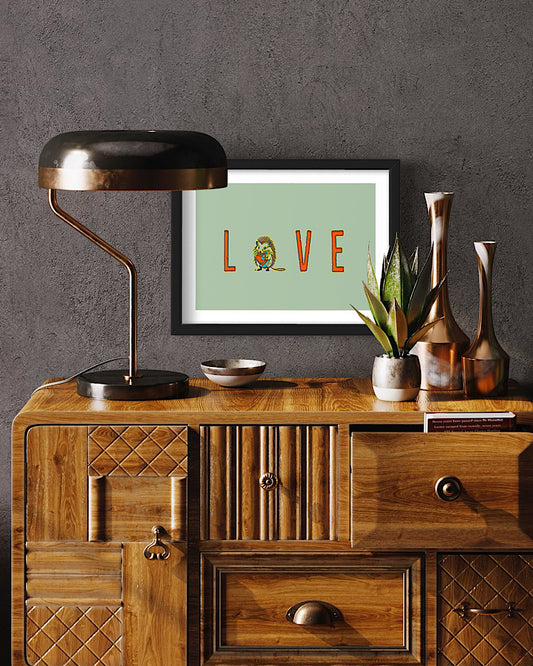 ‘Love’ framed print