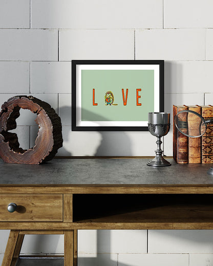 ‘Love’ framed print