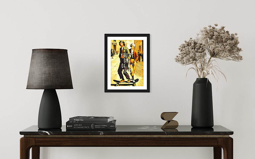 ‘You’re one of my kind’ framed print