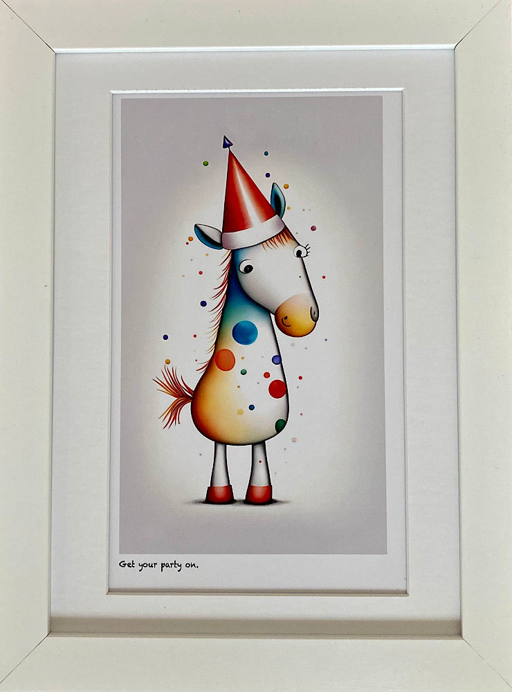 ‘Get Your Party On’ limited-edition framed print