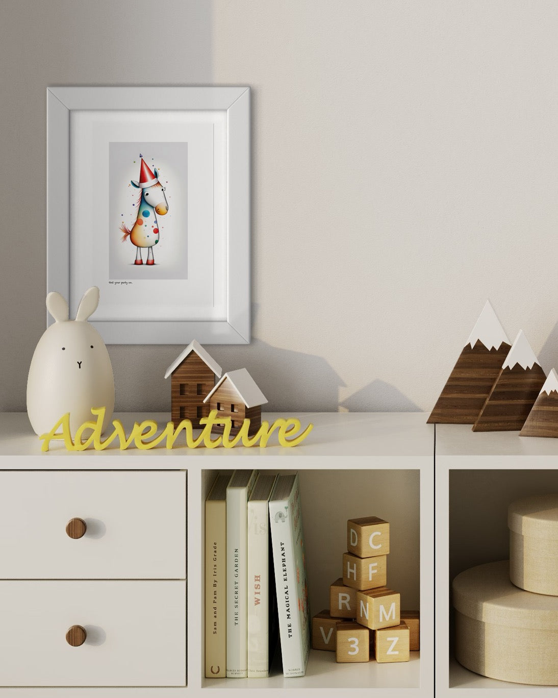 ‘Get Your Party On’ limited-edition framed print
