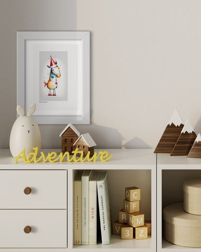 ‘Get Your Party On’ limited-edition framed print