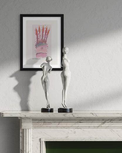 ‘A touch of birthday sparkle’ limited-edition framed print