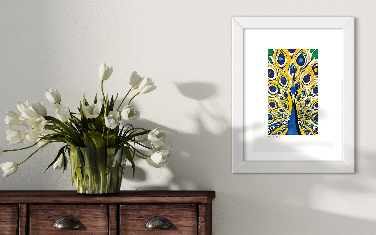 ‘Bring the bling’ limited-edition framed print