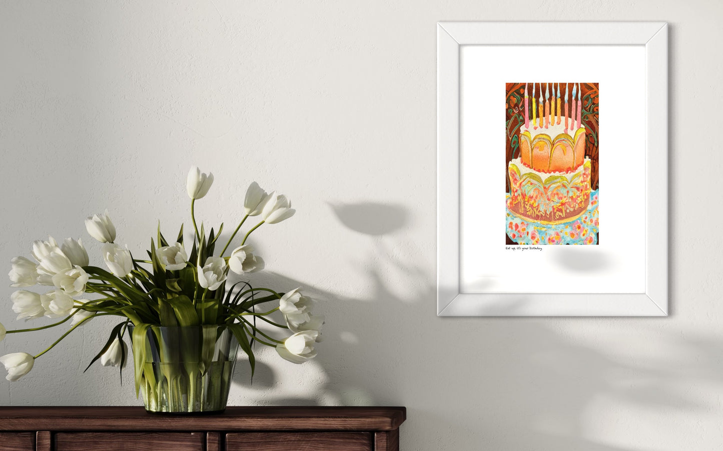 ‘Eat up, it’s your birthday’ limited-edition framed print