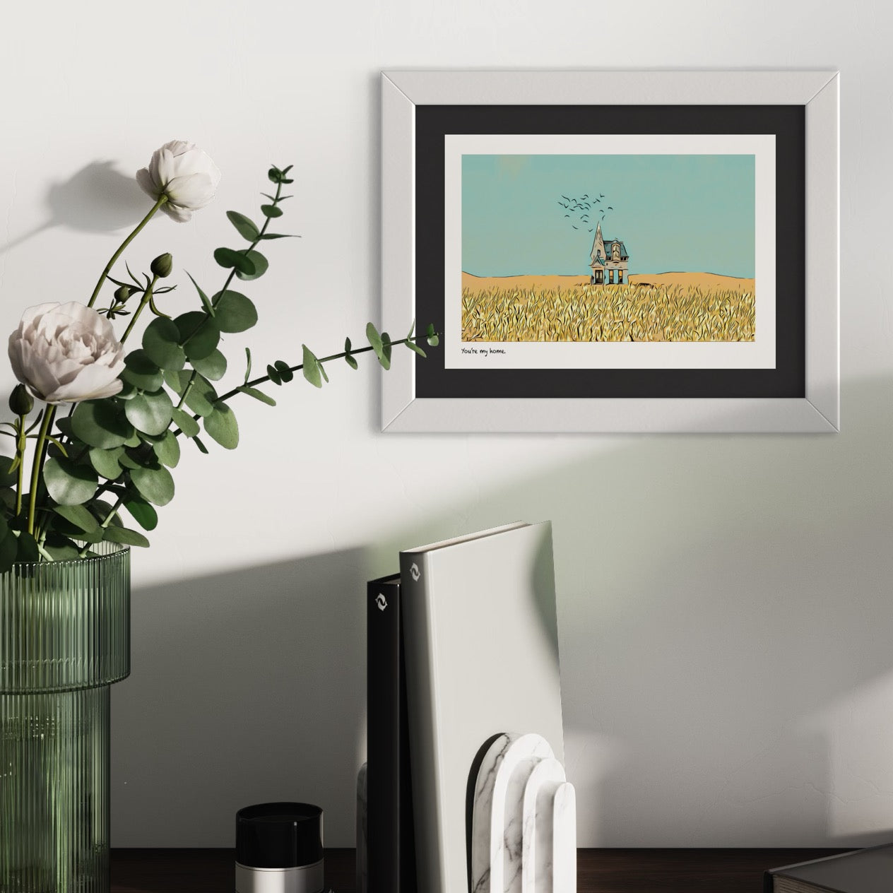 ‘You’re my home’ limited-edition framed print