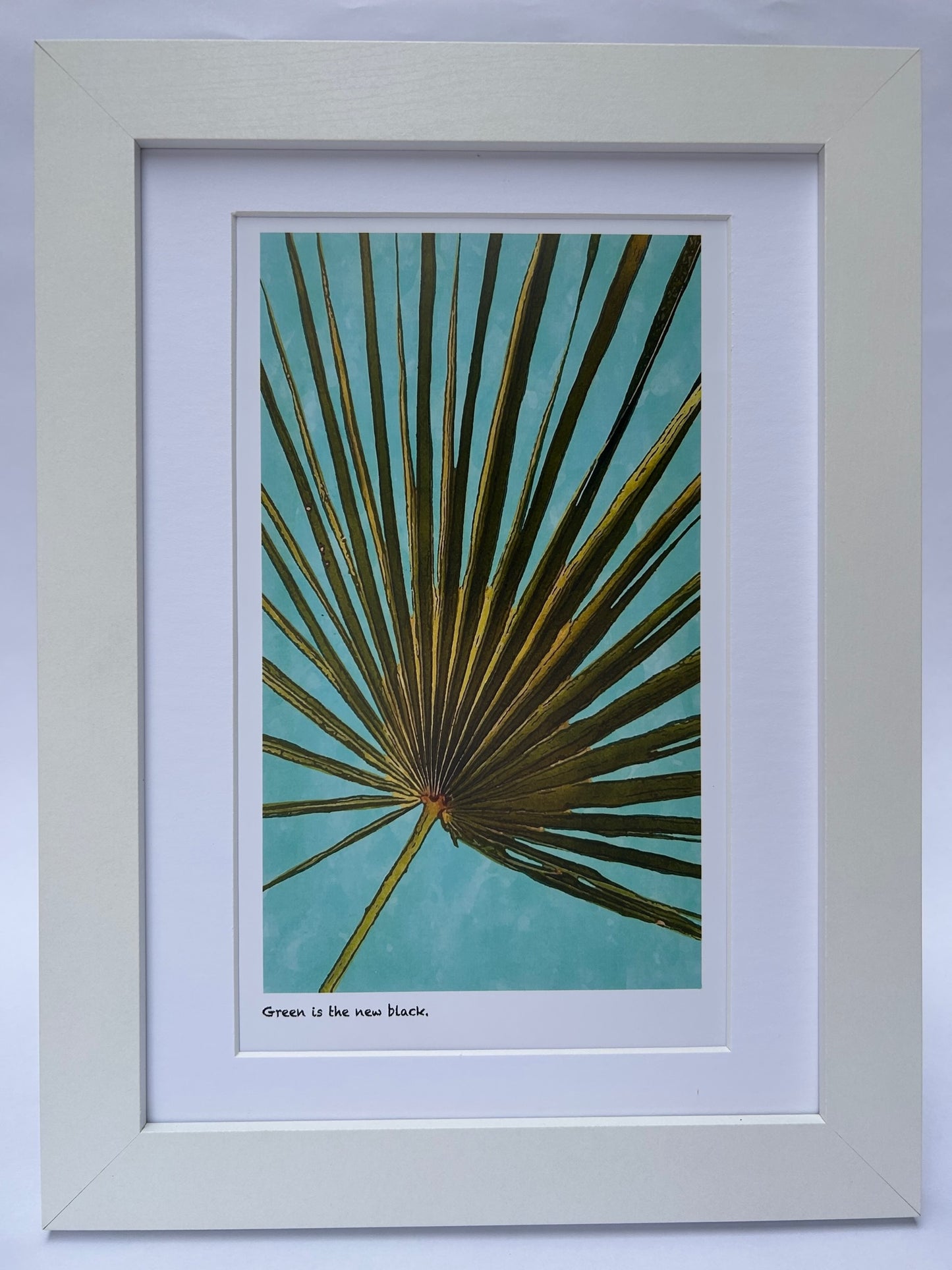 ‘Green is the new black’ limited-edition framed print