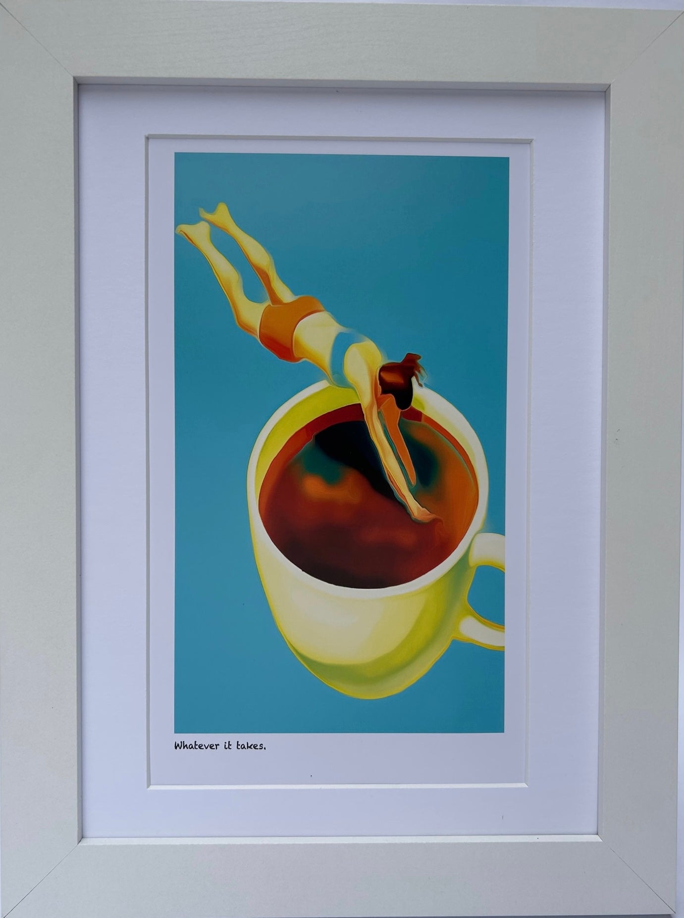 ‘Whatever it takes’ limited-edition framed print