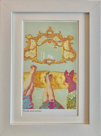‘Through good and bad’ limited-edition framed print