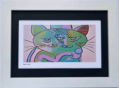 ‘Hug it out’ limited-edition framed print